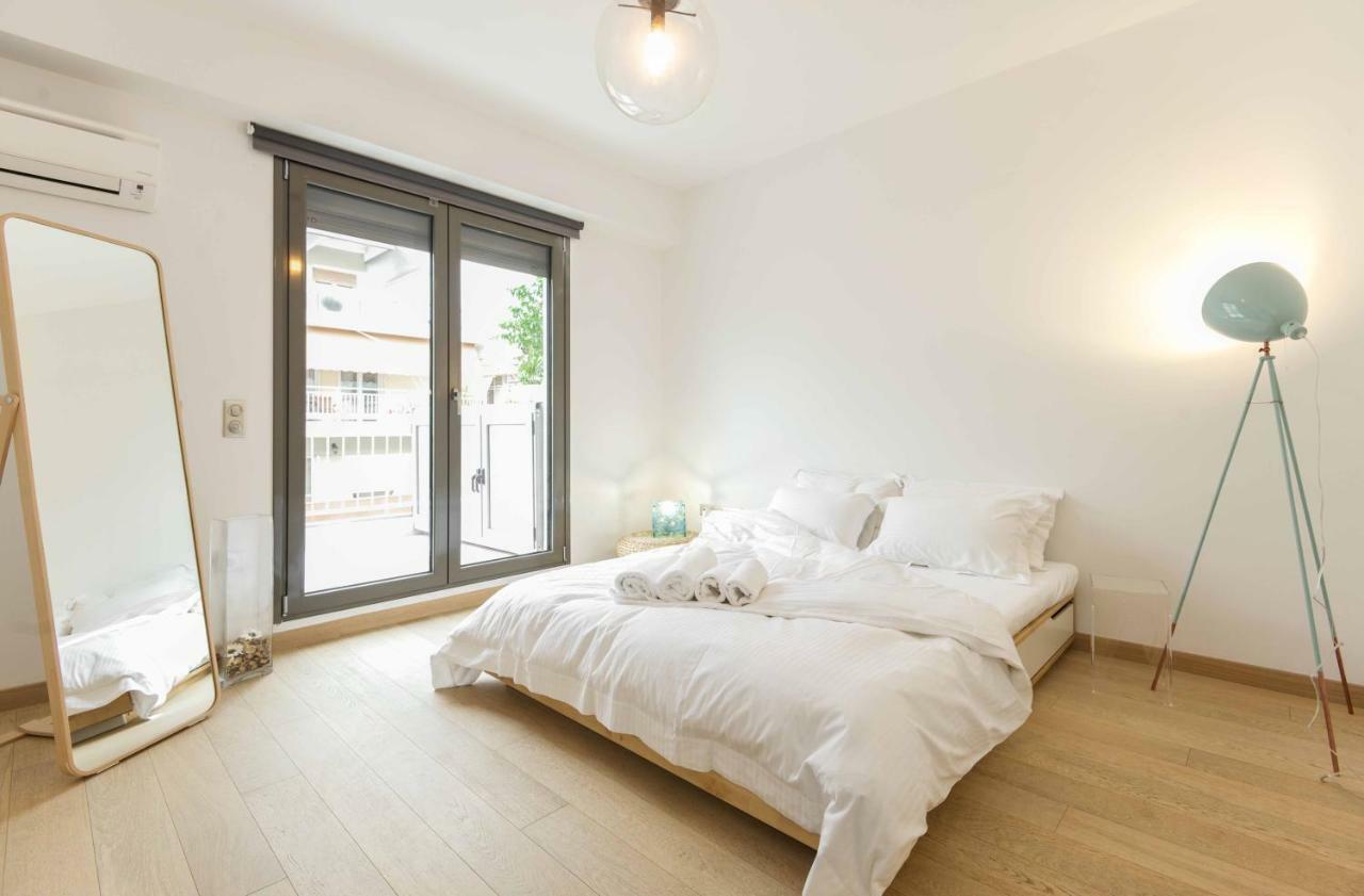 Stylish 3-Bedroom Apartment & Terrace Salonic Exterior foto